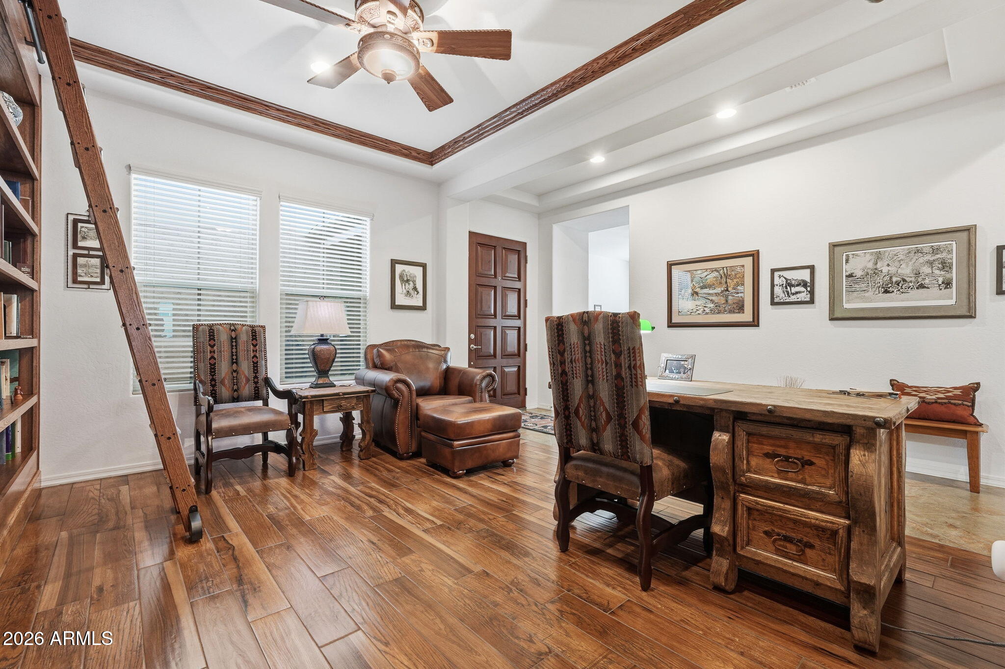 20066 East Russet Road Queen Creek, AZ 85142 - Photo 10 of 59 a living room with furniture and wooden floor
