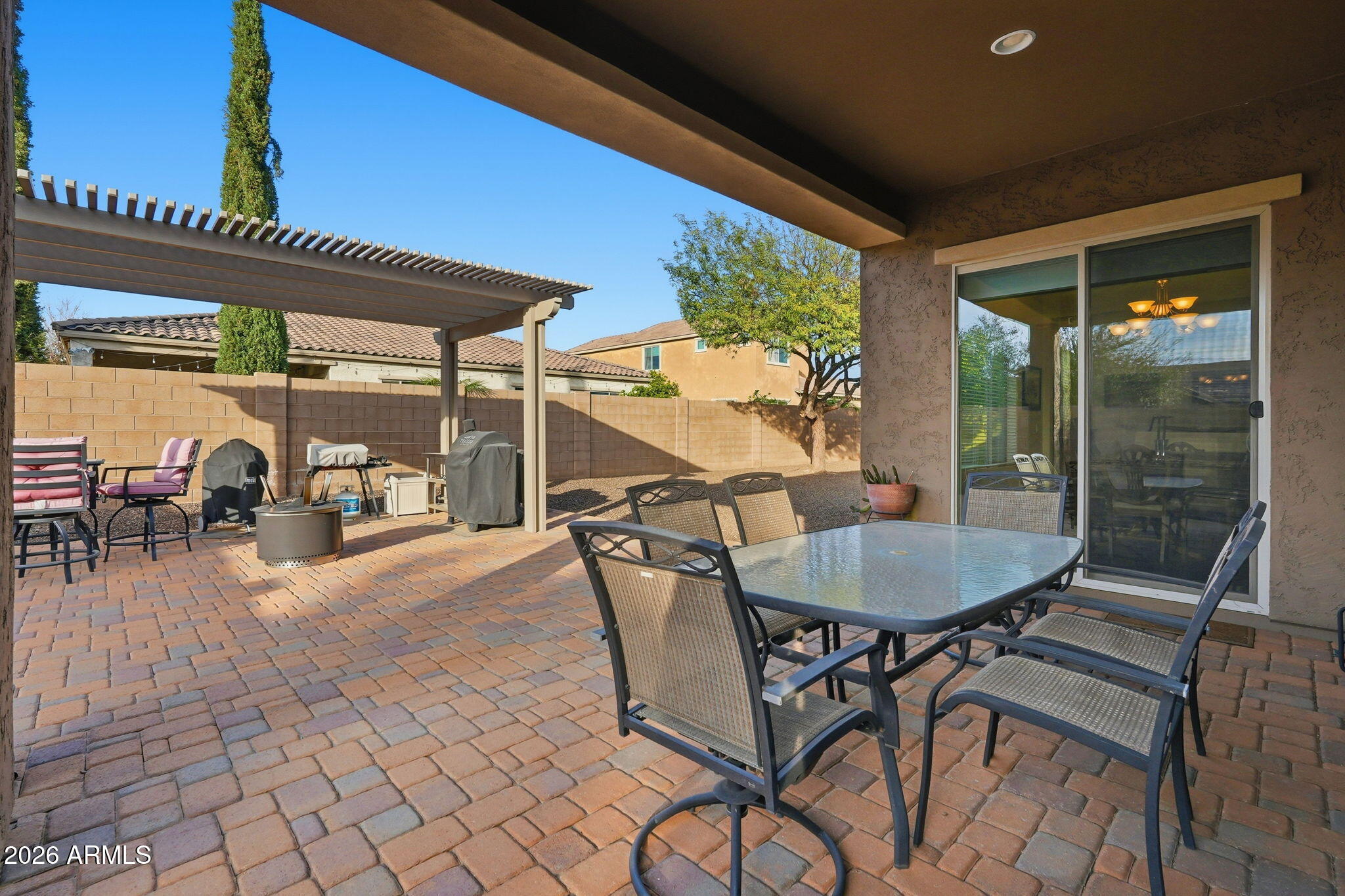 20066 East Russet Road Queen Creek, AZ 85142 - Photo 50 of 59 a dining room with furniture and front door