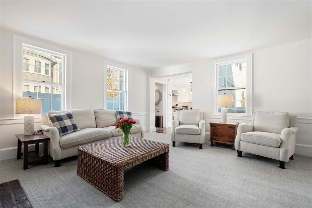 45 School Street Manchester, MA 01944 - Photo 14 of 42 a living room with furniture and windows