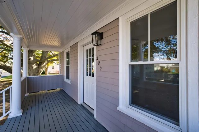 a view of outdoor space deck and backyard