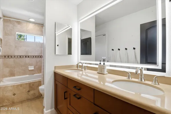 a view of a workspace with furniture