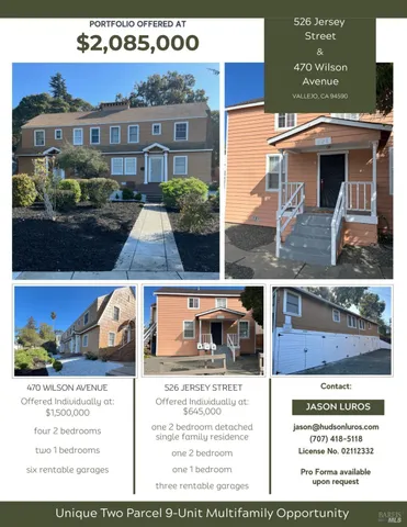 $1,500,000 | 470 Wilson Avenue, Vallejo, CA 94590