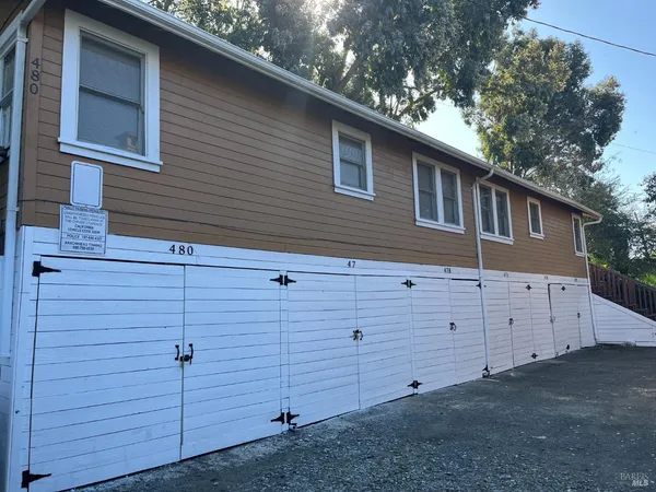 a backyard of a house