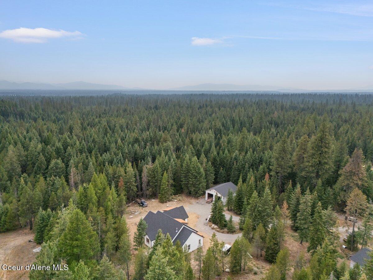 10245 East Bunco Road Athol, ID 83801 - Photo 11 of 12 Aerial back of home 2