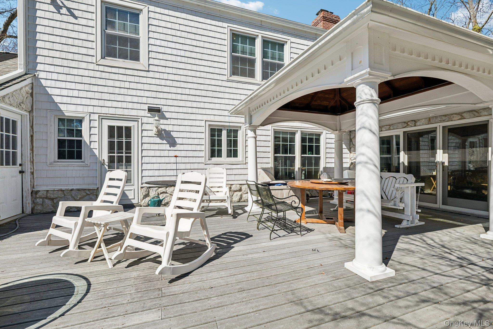 2 3 Pond Road Smithtown, NY 11787 - Photo 24 of 40 Back Trex Deck and Pavilion