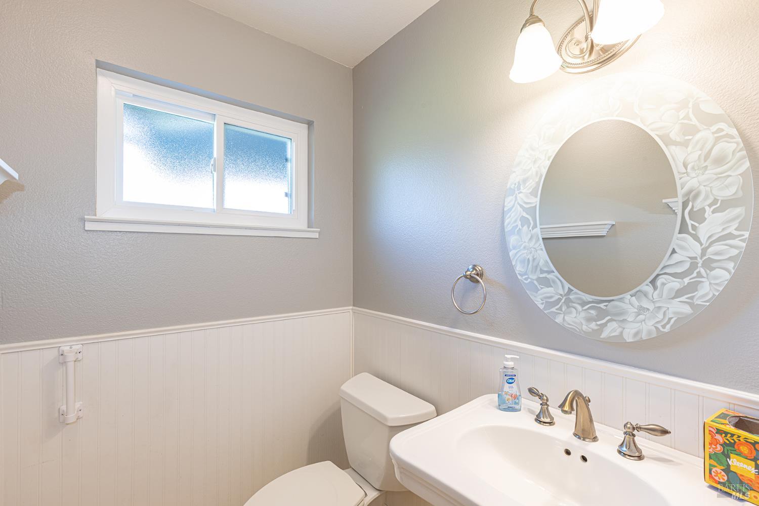 324 Burgundy Road Healdsburg, CA 95448 - Photo 25 of 52 Half bathroom downstairs