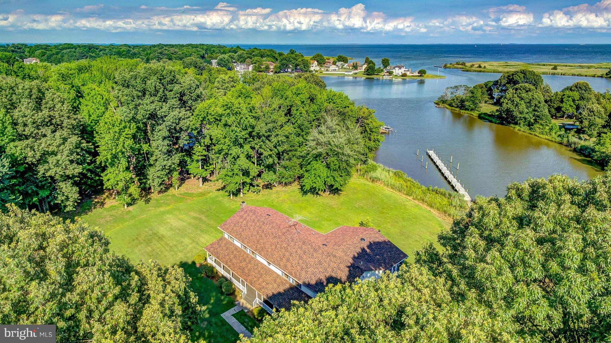 5966 Tyler Road Deale, MD 20751 - Photo 2 of 30 an aerial view of a residential houses with outdoor space and lake view
