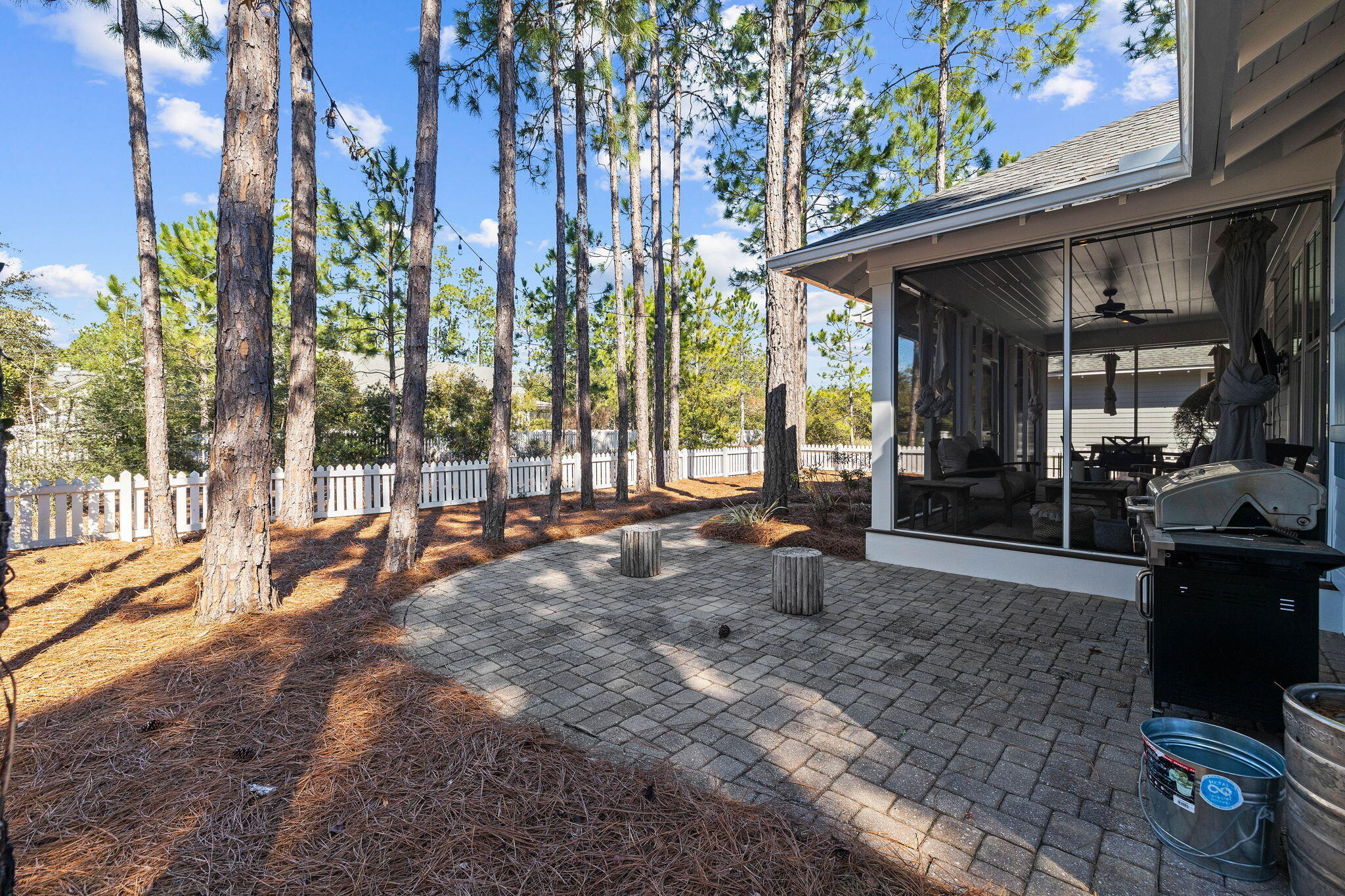 821 Breakers Street Inlet Beach, FL 32461 - Photo 22 of 69 a view of a house with backyard and sitting area