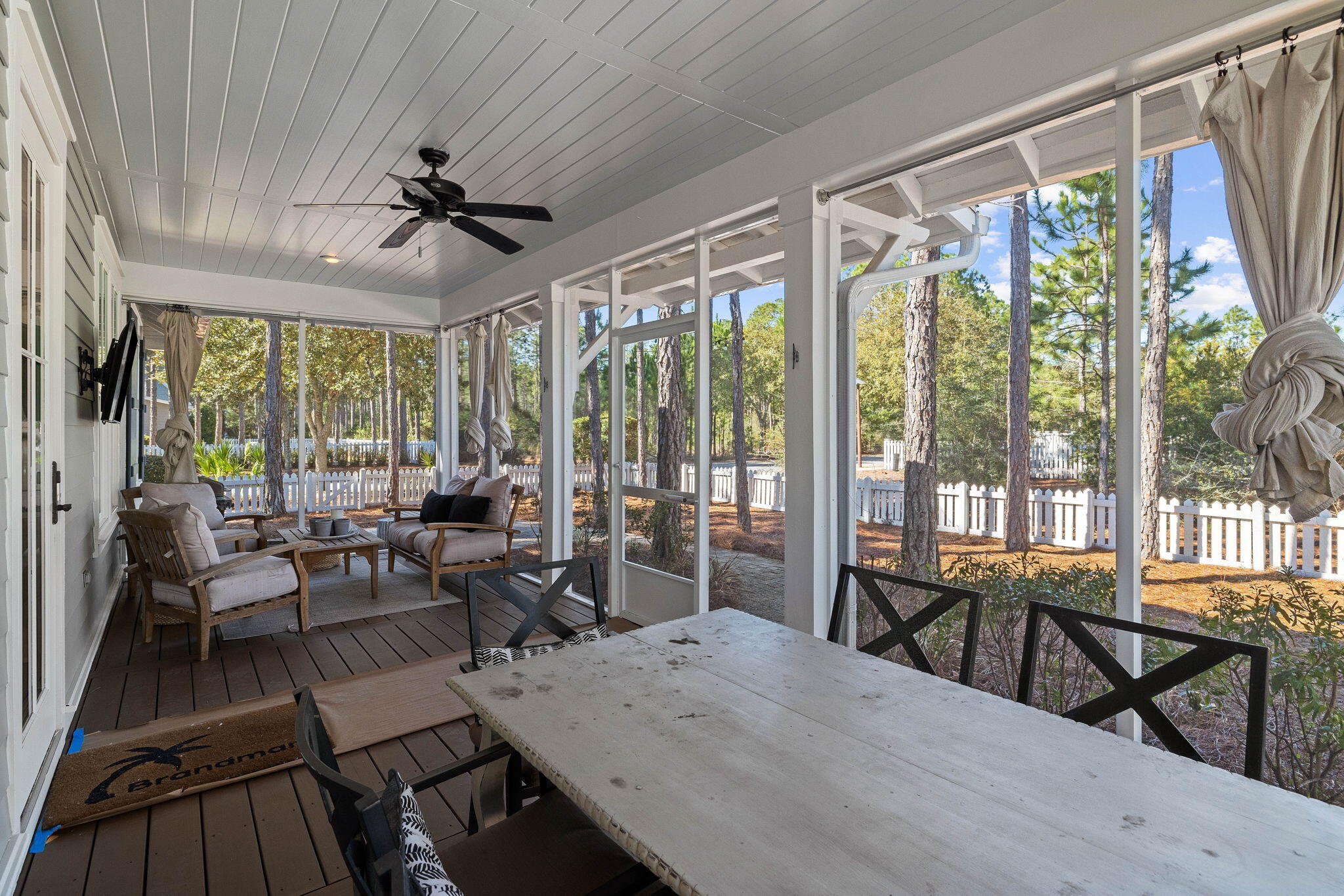 821 Breakers Street Inlet Beach, FL 32461 - Photo 27 of 69 a living room with furniture and a large window