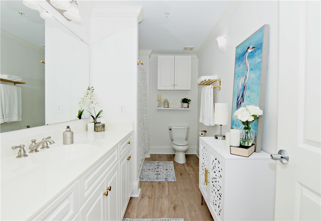 601 Watermarke Lane Anderson, SC 29625 - Photo 14 of 25 This serene bathroom offers clean lines and a soothing atmosphere.