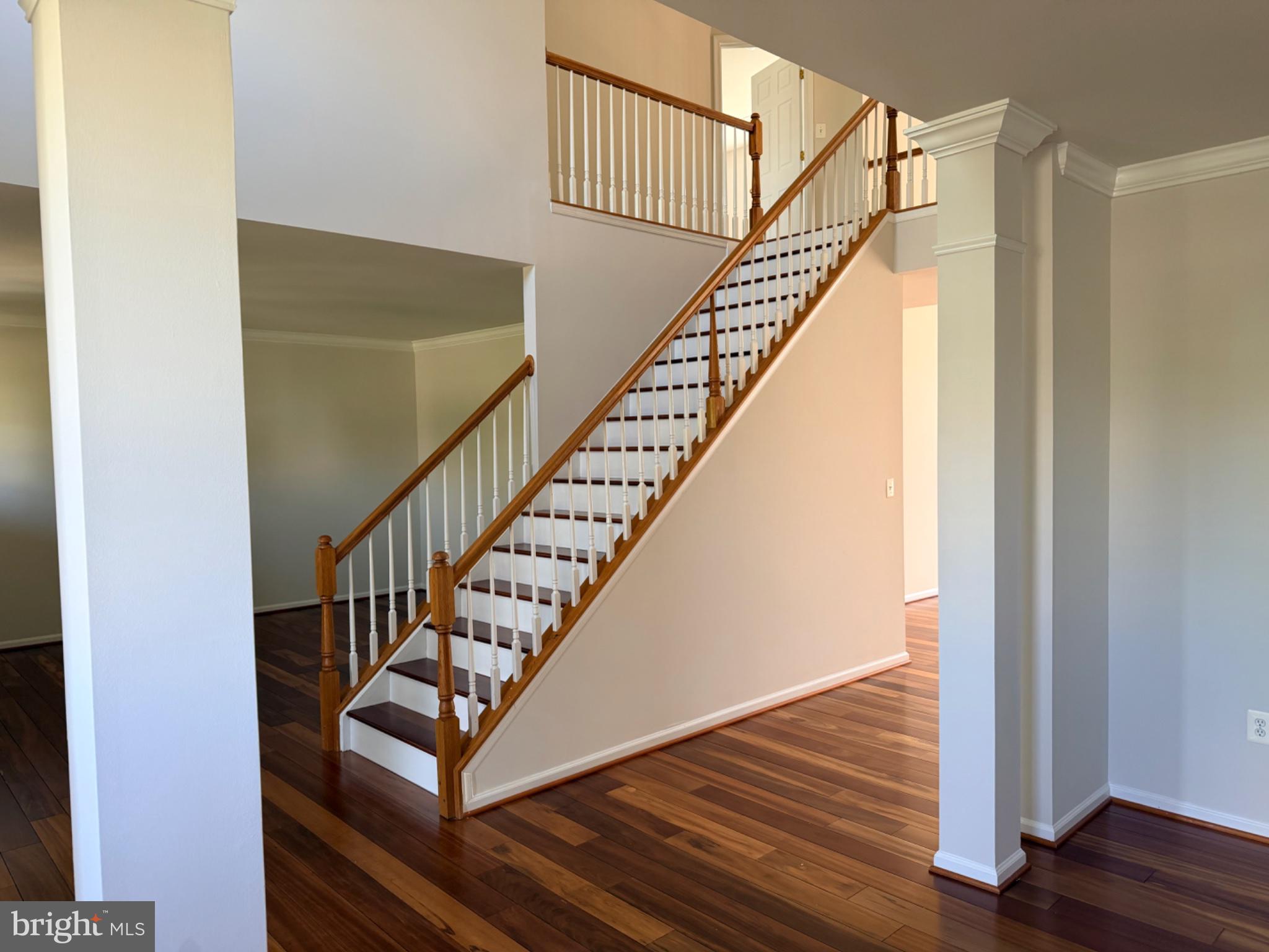 25845 Spring Farm Circle Chantilly, VA 20152 - Photo 2 of 5 Elegant entryway with sweeping staircase.