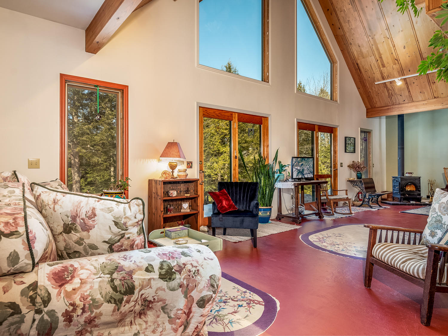 507 Pinnacle Road Liberty, ME 04949 - Photo 10 of 27 Open concept Living area & dining area