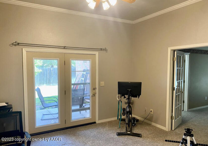 7110 Rochelle Lane Amarillo, TX 79109 - Photo 13 of 21 Third Den/workout room