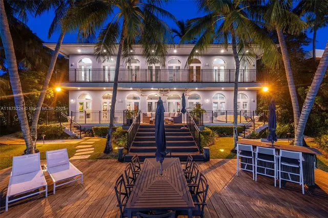 a view of outdoor space with seating area