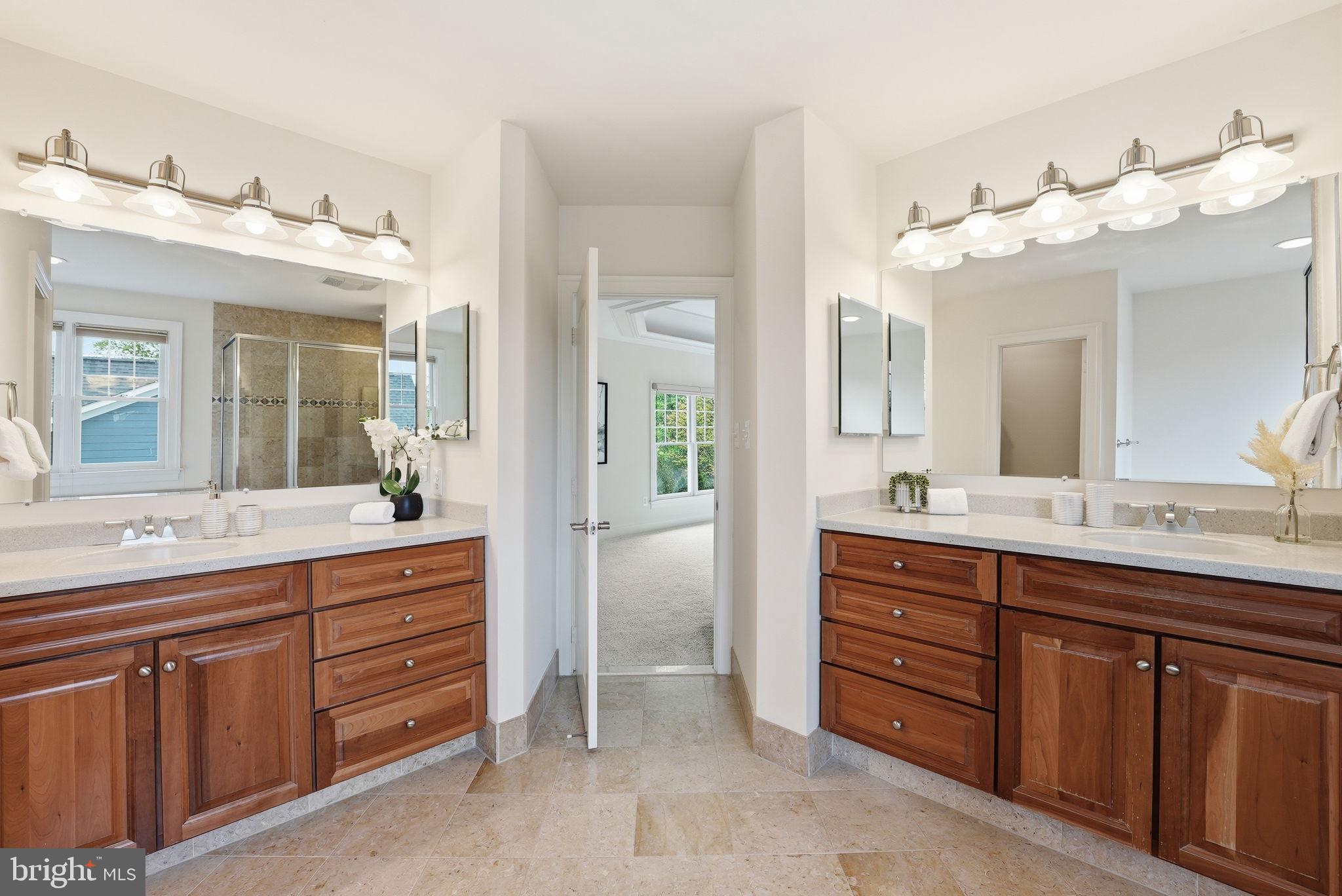 5836 Conway Road Bethesda, MD 20817 - Photo 34 of 55 Double sink vanities