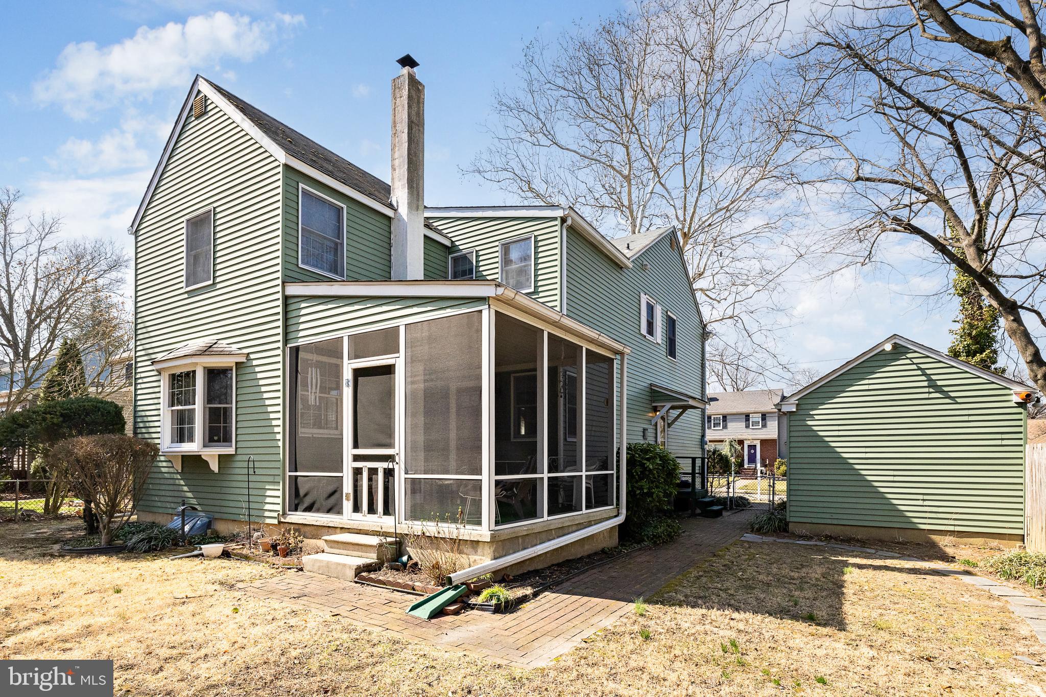 408 Yale Road Haddonfield, NJ 08033 - Photo 28 of 29 a view of a house with a yard covered in snow