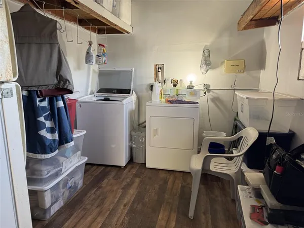 a room with furniture and a window