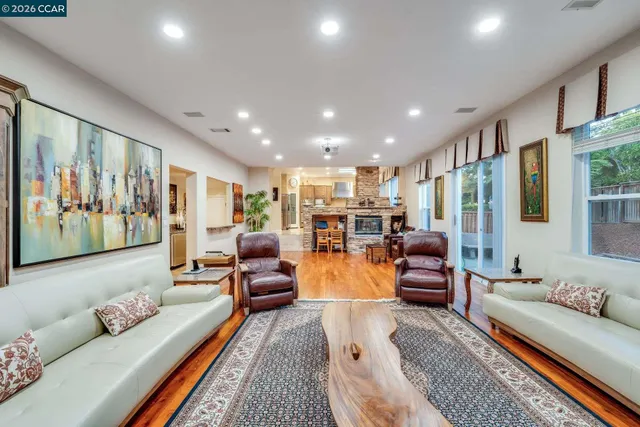 a very nice looking room with a large window