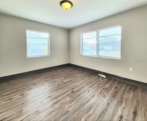 wooden floor in an empty room