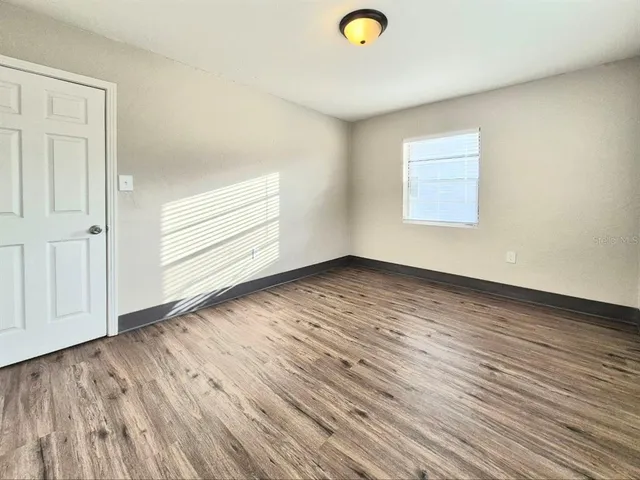 wooden floor in an empty room