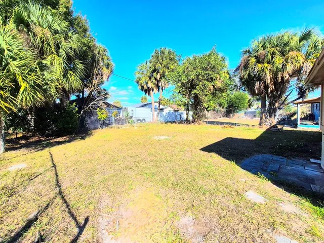 a view of swimming pool with garden