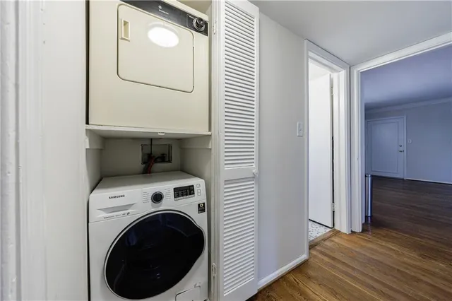 a view of closet area