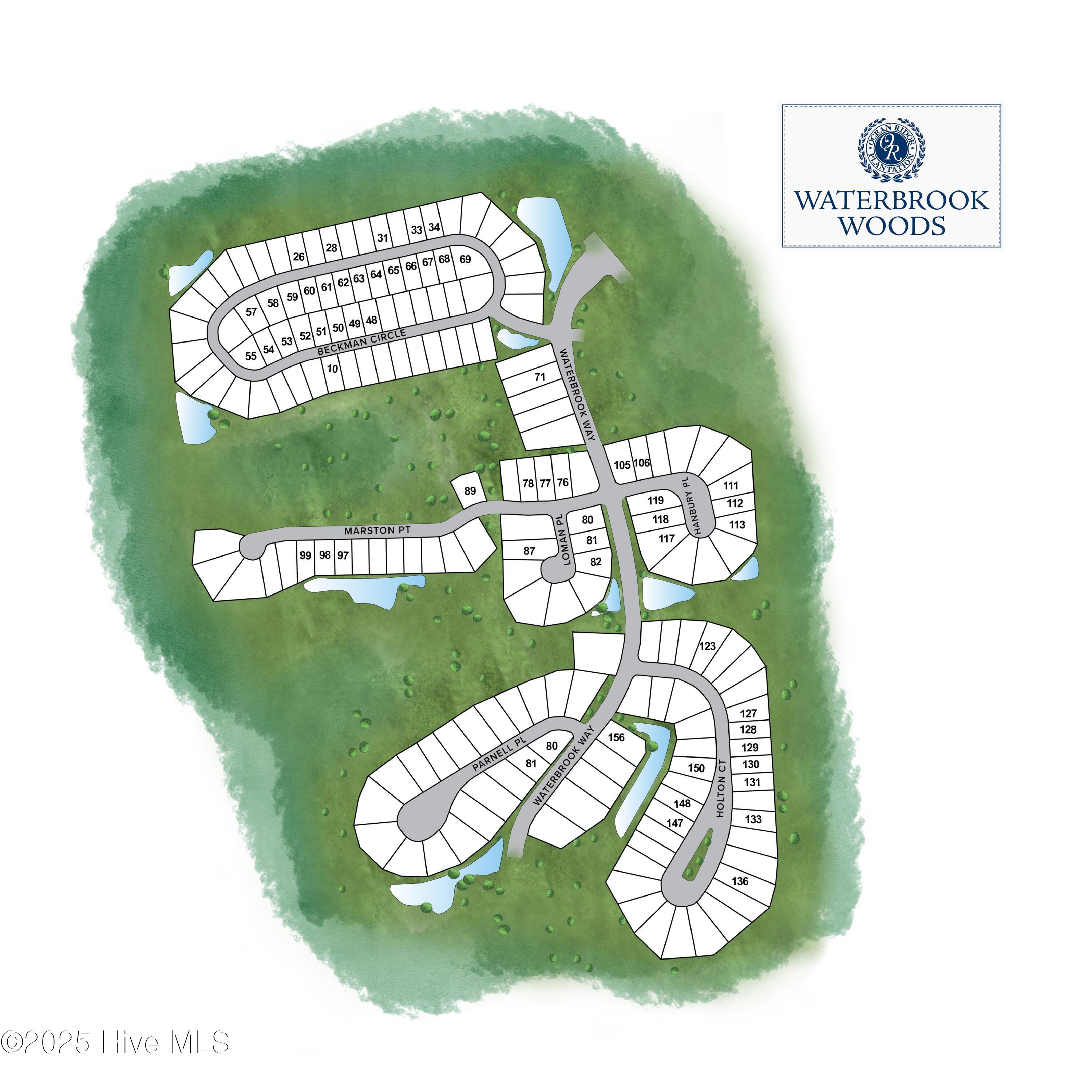 6827 Marston Point Southwest, Unit 95 Ocean Isle Beach, NC 28469 - Photo 3 of 33 MAP - Waterbrook Woods Revised 12.24 (1)