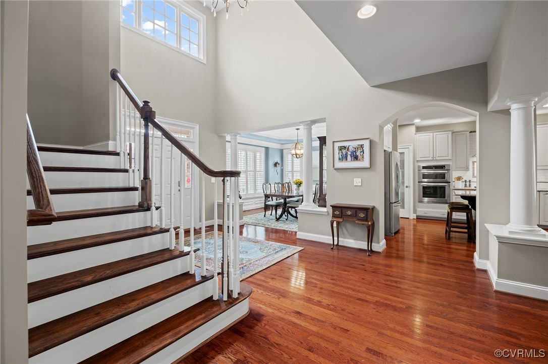 3700 Edenfield Road Midlothian, VA 23113 - Photo 6 of 40 Views of Dining Room and Kitchen off the foyer.