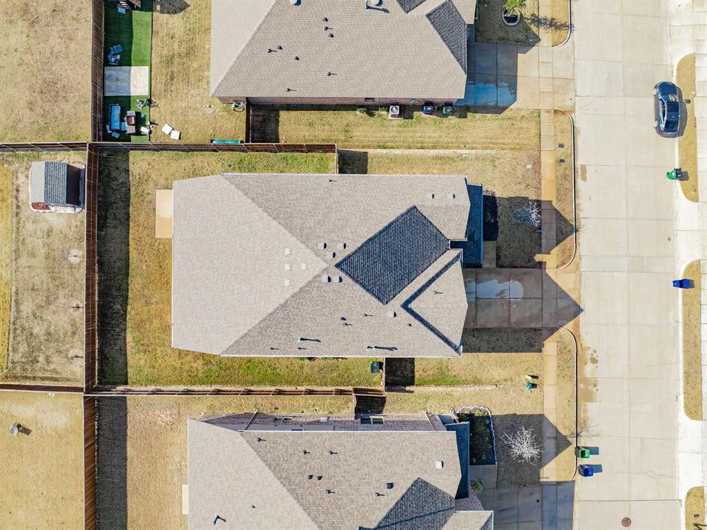 433 Forestridge Drive Fate, TX 75087 - Photo 35 of 38 an aerial view of a house with a swimming pool