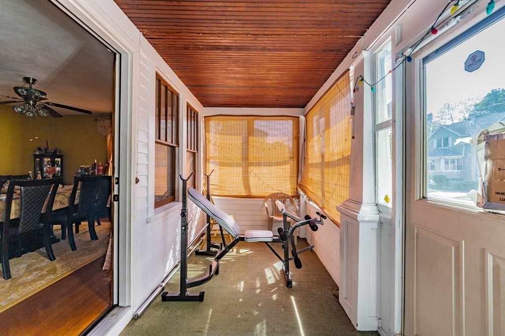 123 Wilber Street Springfield, MA 01104 - Photo 9 of 27 a view of an entryway with wooden floor and door