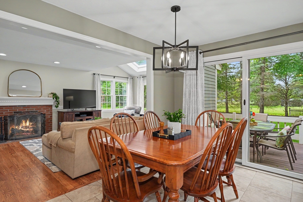 15 Lanthorn Road Northborough, MA 01532 - Photo 10 of 37 a view of a dining room with furniture window and outside view