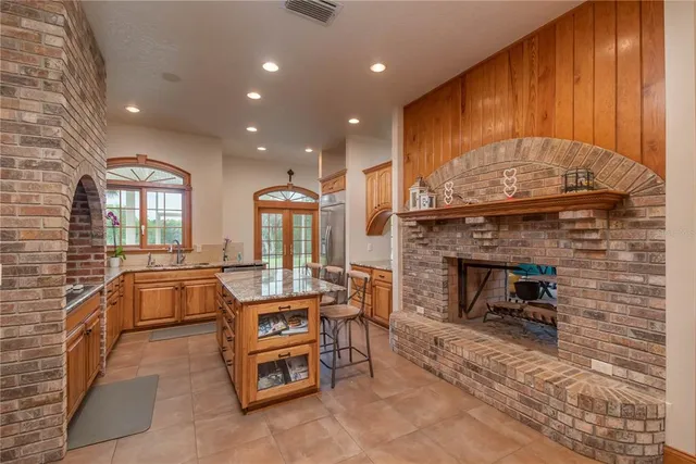 a living room with furniture and window