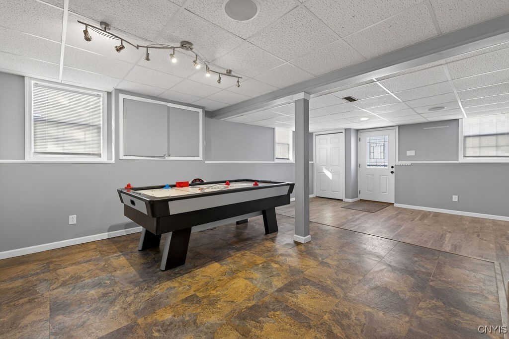 4326 Chilmark Street Marcellus, NY 13108 - Photo 43 of 49 Game room! Door leads to the backyard which has ho