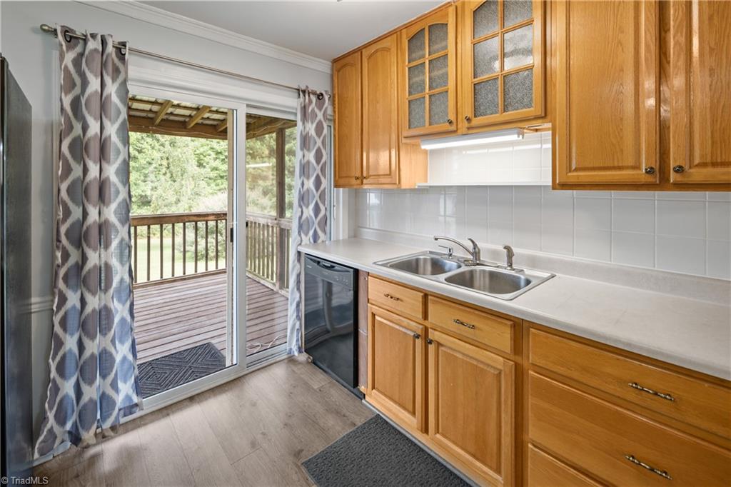 205 Snody Road Mount Airy, NC 27030 - Photo 18 of 50 Kitchen and entry to screened in Porch
