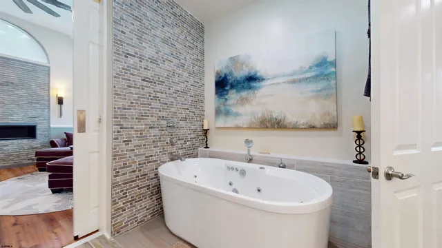 a potted plant sitting on the wooden floor