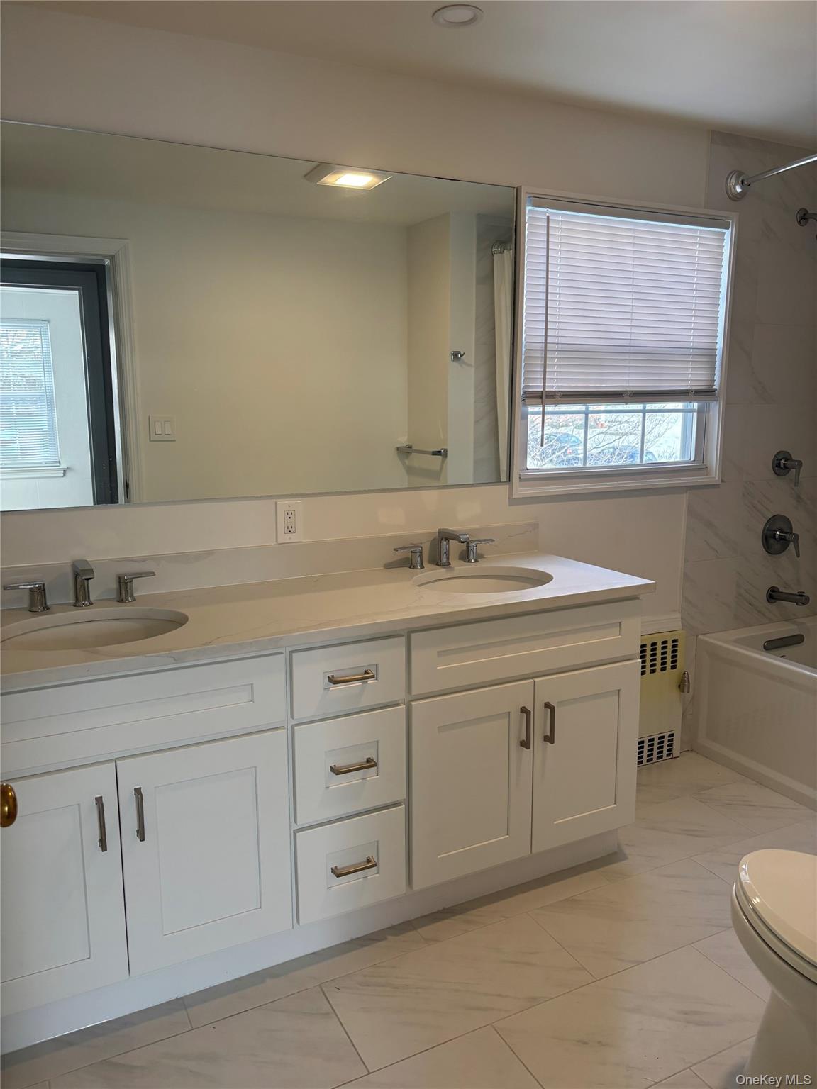 109 Chase Road Manhasset, NY 11030 - Photo 23 of 28 a bathroom with a sink vanity toilet and tub