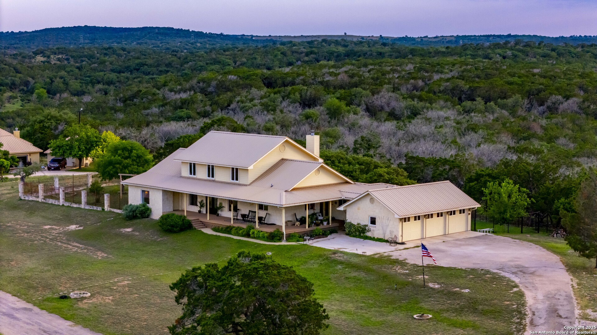 247 Huntleigh Road South Ingram, TX 78025 - Photo 6 of 41 a aerial view of a house with a big yard