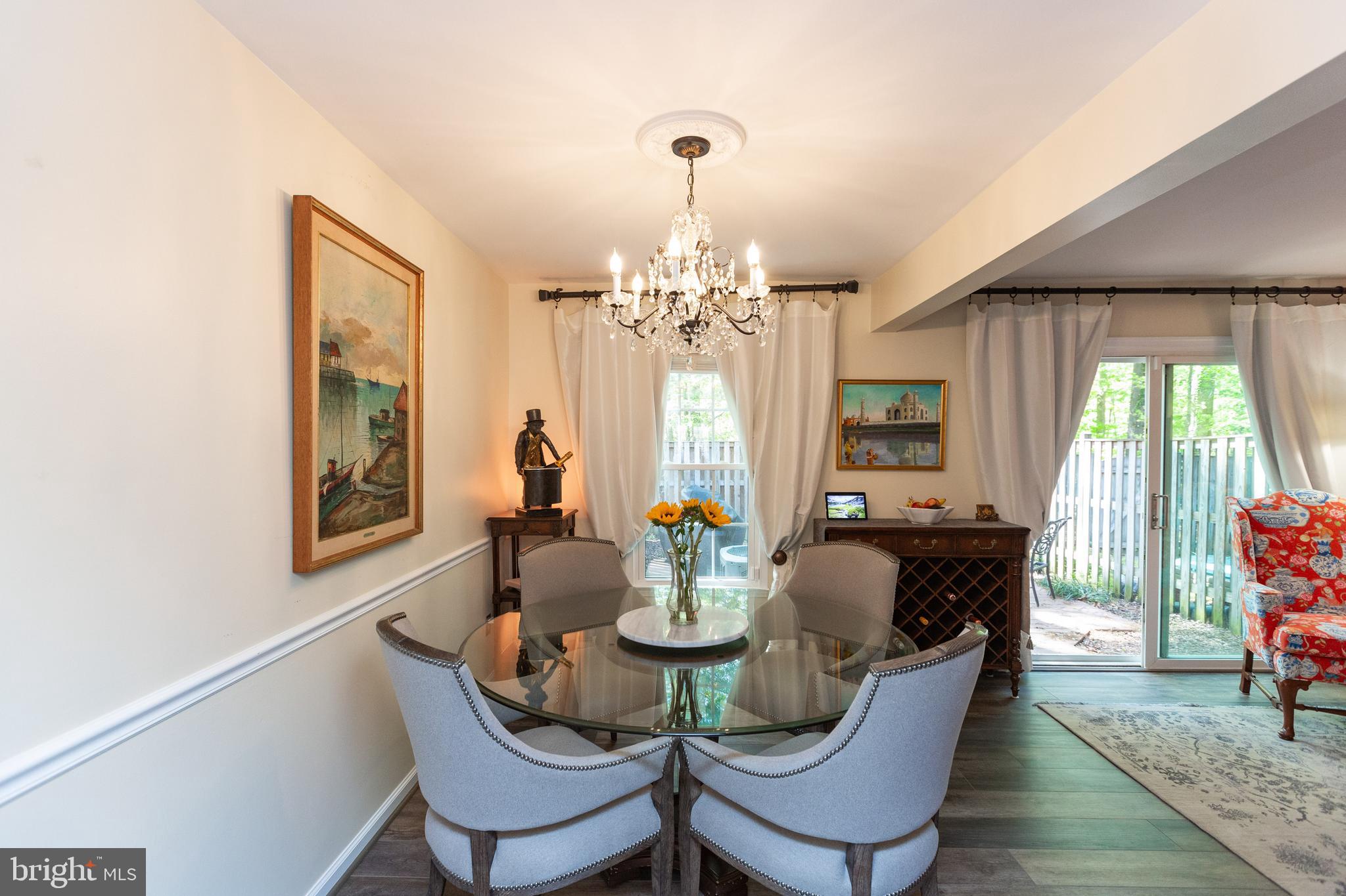 2431 Alsop Court Reston, VA 20191 - Photo 11 of 34 Elegant Dining Room with Chandelier