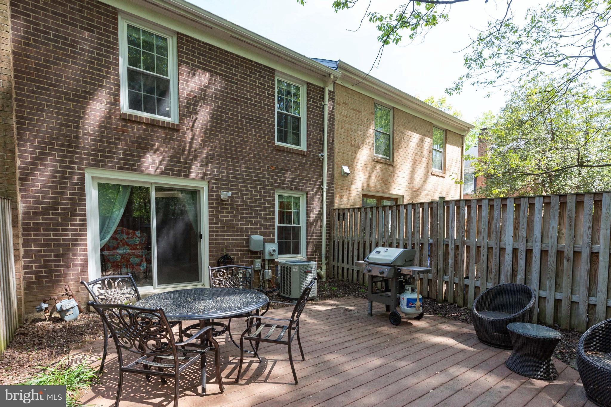 2431 Alsop Court Reston, VA 20191 - Photo 32 of 34 Large Ground Level Deck Means No Yardwork