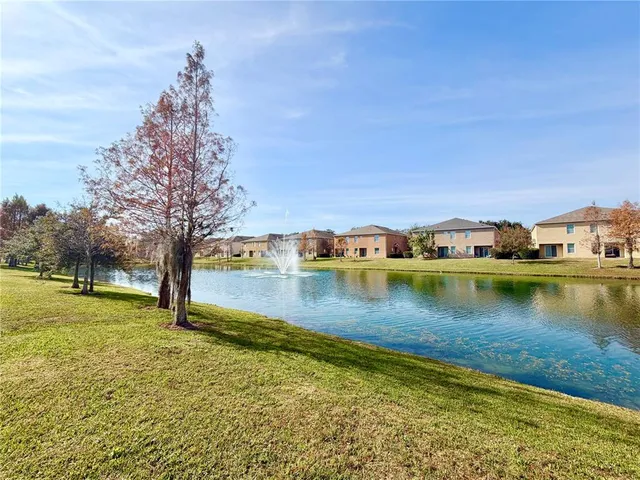 a view of lake with houses