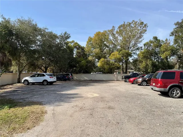 a view of a house with a street