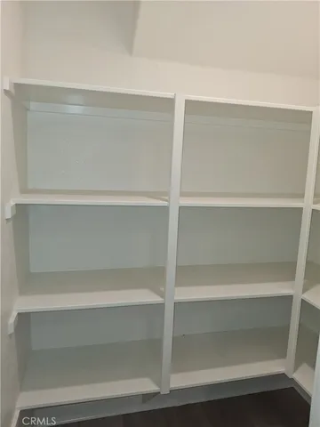 a close view of closet