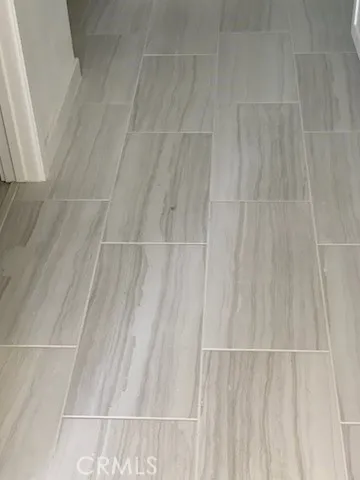 a bathroom with a shower curtain