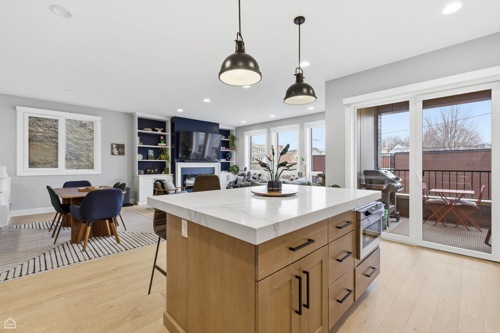 Undisclosed Address Chicago, IL 60625 - Photo 10 of 25 a view of a dining room and chairs in a room