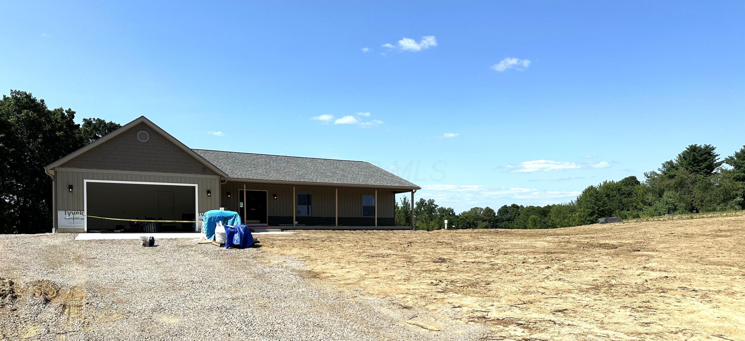 15571 Fairgrounds Road Centerburg, OH 43011 - Photo 1 of 6 Brand new 4 bed 3.5 bath ranch with walkout on 7.89 acres.