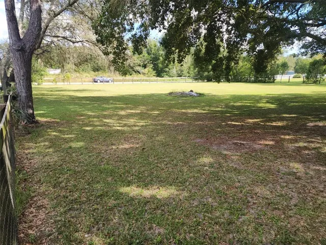 a view of a green field