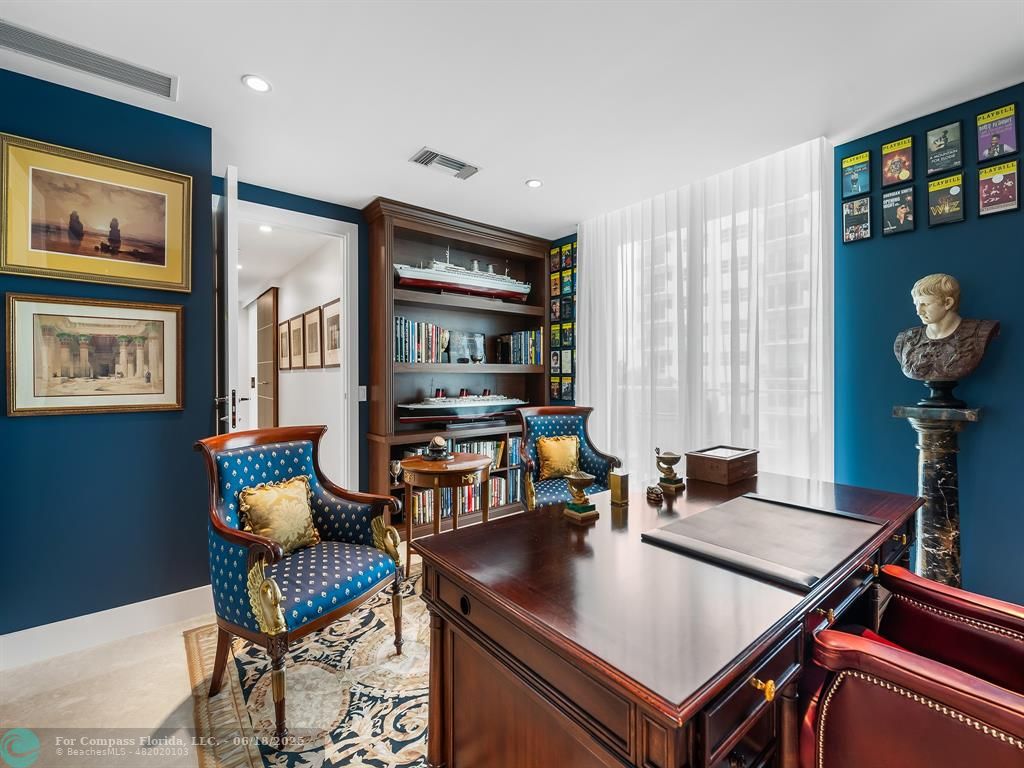 353 Sunset Drive, Unit 401 Fort Lauderdale, FL 33301 - Photo 35 of 43 a room with furniture pool table and windows