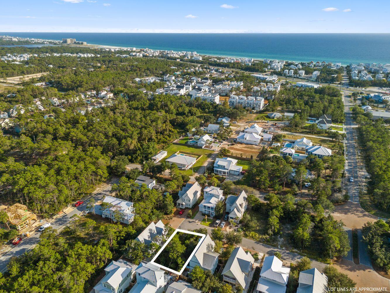 51 East Willow Mist Rd Inlet Beach Inlet Beach, FL 32461 - Photo 1 of 18 an aerial view of residential houses with city view