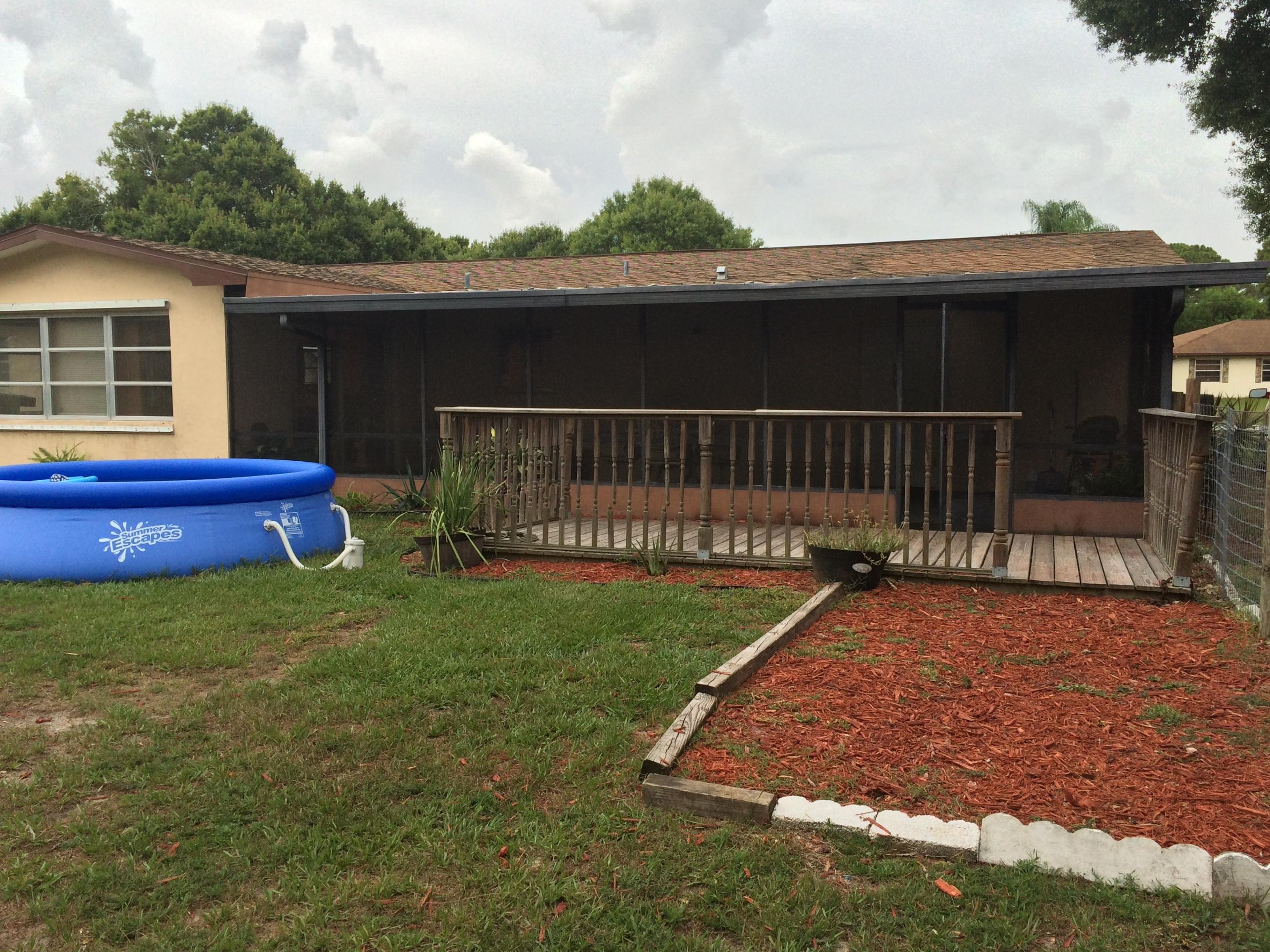 7806 Hibiscus Road Fort Pierce, FL 34951 - Photo 14 of 14 Backyard