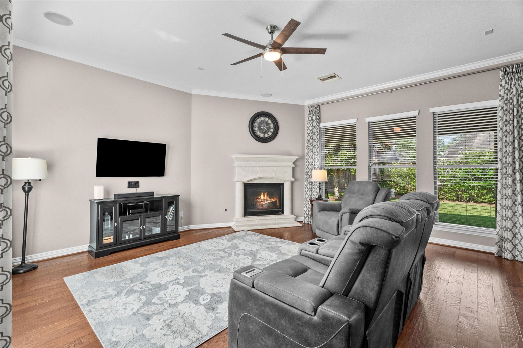130 East Cove View Trail Spring, TX 77389 - Photo 14 of 50 versatile and elegant living space is open to kitchen